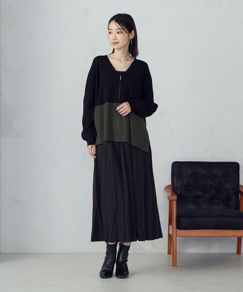 COMME CA ISM / コムサイズム ロング・マキシ丈スカート | トランスフォーム プリーツスカート | 詳細1