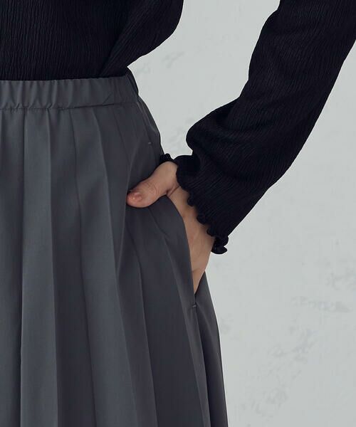 COMME CA ISM / コムサイズム ロング・マキシ丈スカート | トランスフォーム プリーツスカート | 詳細14