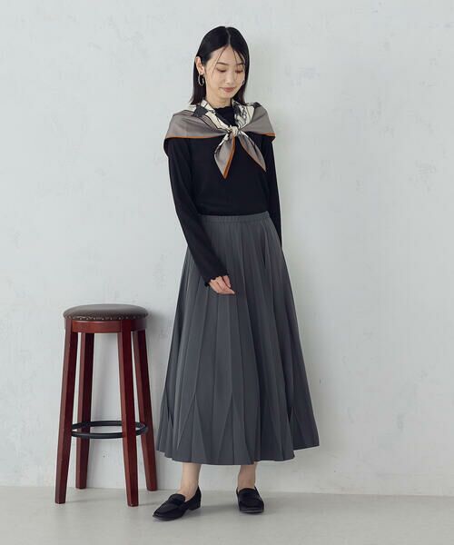 COMME CA ISM / コムサイズム ロング・マキシ丈スカート | トランスフォーム プリーツスカート | 詳細6