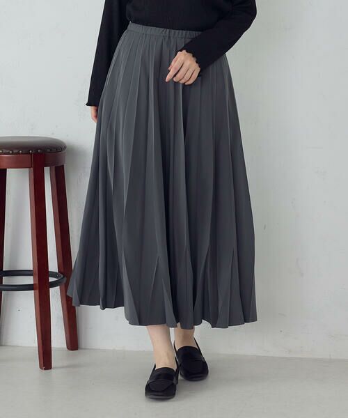 COMME CA ISM / コムサイズム ロング・マキシ丈スカート | トランスフォーム プリーツスカート | 詳細8