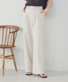 COMME CA ISM / コムサイズム チノ・ワークパンツ | 【美しいベーシックパンツ】ワイドシルエット チノパンツ