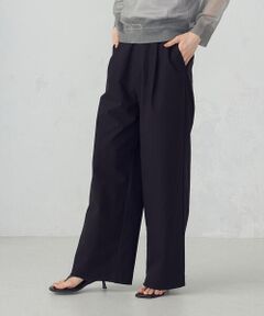 COMME CA ISM / コムサイズム チノ・ワークパンツ | 【美しいベーシックパンツ】ワイドシルエット チノパンツ