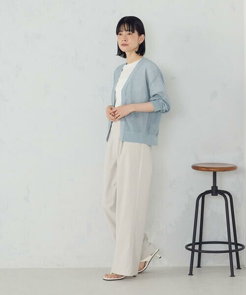 COMME CA ISM / コムサイズム チノ・ワークパンツ | 【美しいベーシックパンツ】ワイドシルエット チノパンツ | 詳細2