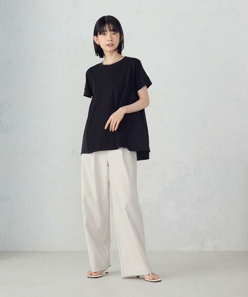 COMME CA ISM / コムサイズム チノ・ワークパンツ | 【美しいベーシックパンツ】ワイドシルエット チノパンツ | 詳細4
