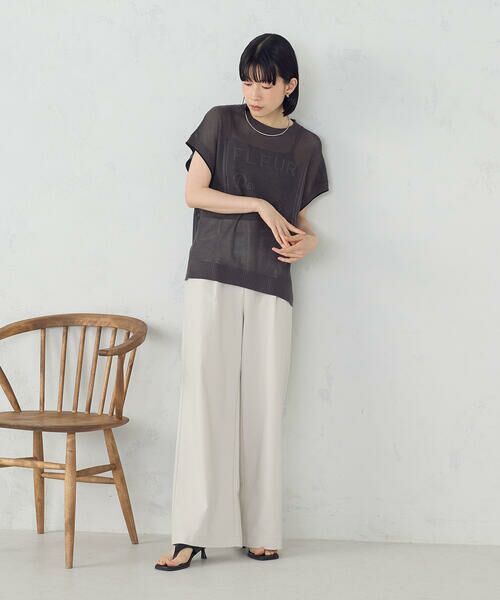 COMME CA ISM / コムサイズム チノ・ワークパンツ | 【美しいベーシックパンツ】ワイドシルエット チノパンツ | 詳細5