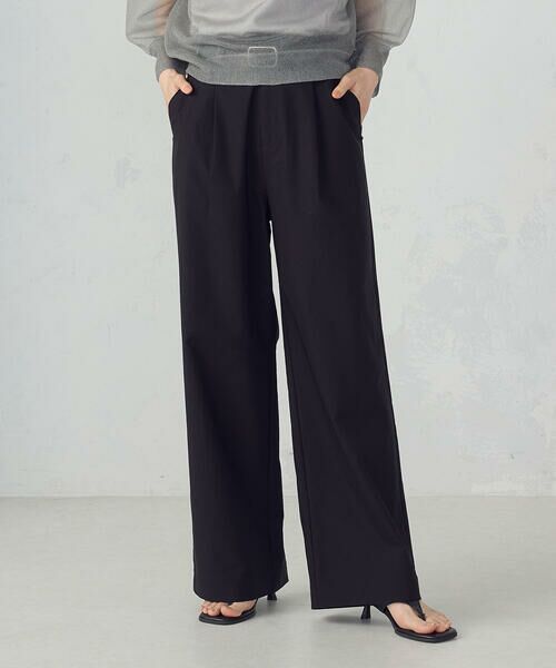 COMME CA ISM / コムサイズム チノ・ワークパンツ | 【美しいベーシックパンツ】ワイドシルエット チノパンツ | 詳細11