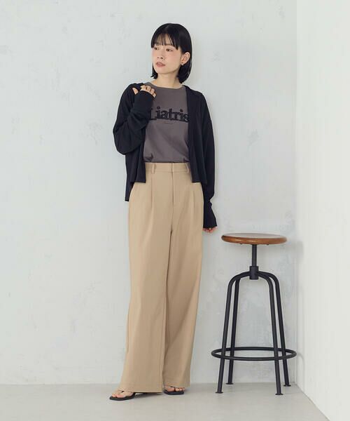 COMME CA ISM / コムサイズム チノ・ワークパンツ | 【美しいベーシックパンツ】ワイドシルエット チノパンツ | 詳細16