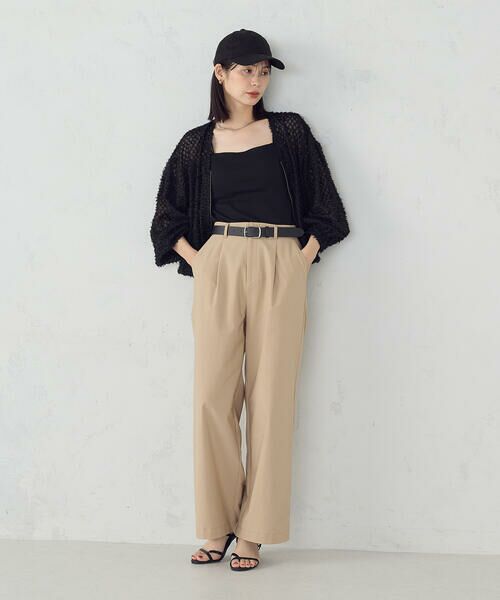 COMME CA ISM / コムサイズム チノ・ワークパンツ | 【美しいベーシックパンツ】ワイドシルエット チノパンツ | 詳細21