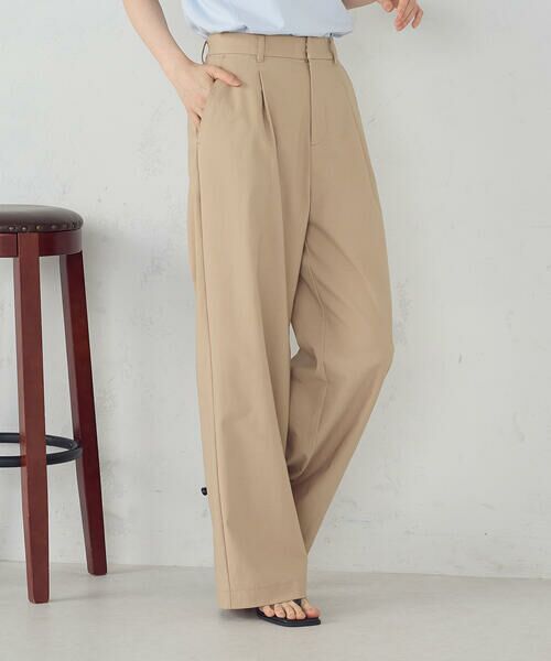 COMME CA ISM / コムサイズム チノ・ワークパンツ | 【美しいベーシックパンツ】ワイドシルエット チノパンツ | 詳細23