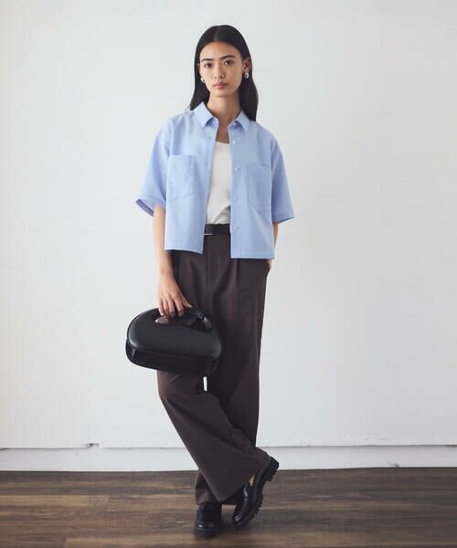 COMME CA ISM / コムサイズム チノ・ワークパンツ | 【美しいベーシックパンツ】ワイドシルエット チノパンツ | 詳細25