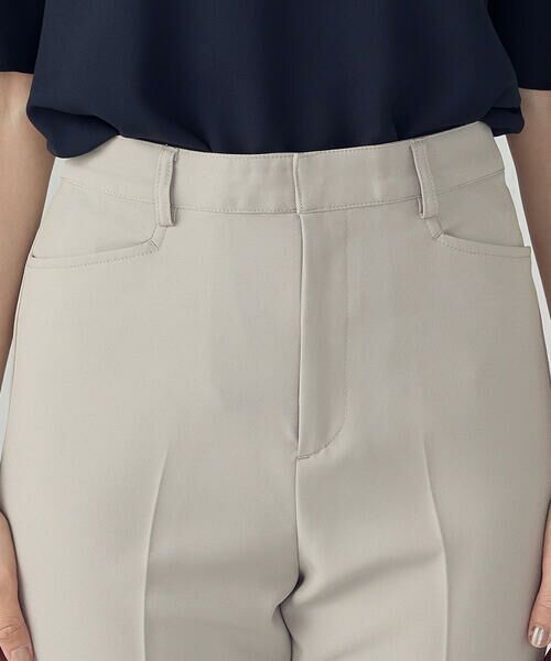 COMME CA ISM / コムサイズム その他パンツ | 【美しいベーシックパンツ】ポリエステルストレッチ セミフレアパンツ | 詳細22