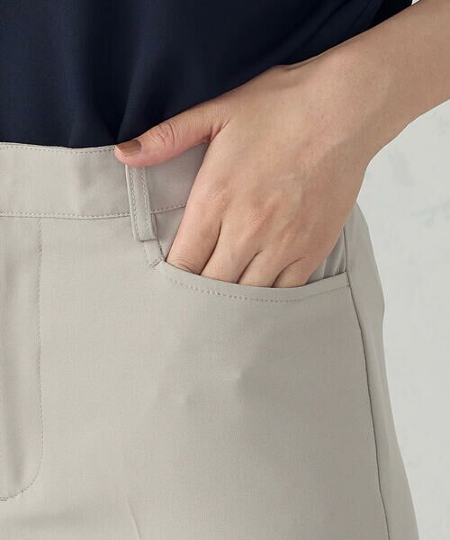 COMME CA ISM / コムサイズム その他パンツ | 【美しいベーシックパンツ】ポリエステルストレッチ セミフレアパンツ | 詳細23