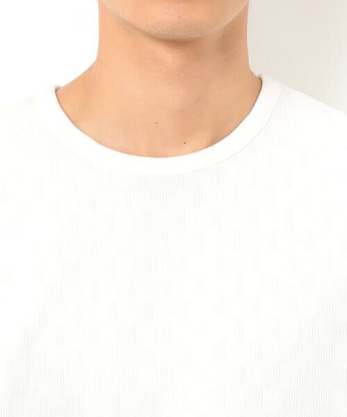 COMME CA ISM / コムサイズム Tシャツ | リンクス 市松Tシャツ | 詳細8