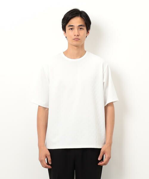 COMME CA ISM / コムサイズム Tシャツ | リンクス 市松Tシャツ | 詳細5