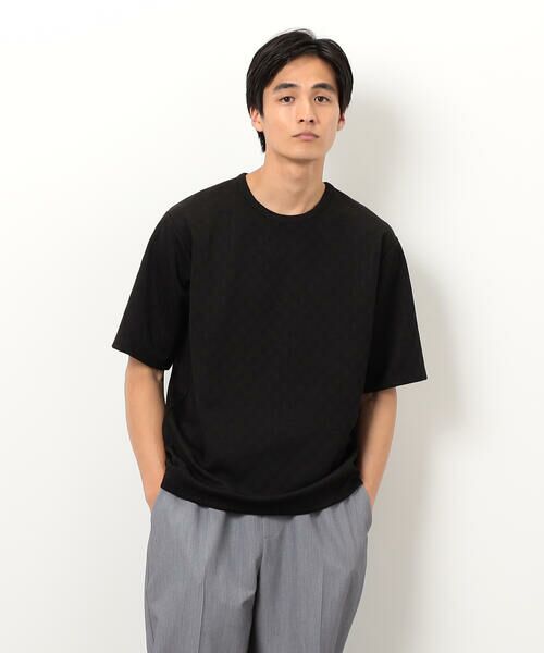 COMME CA ISM / コムサイズム Tシャツ | リンクス 市松Tシャツ | 詳細14
