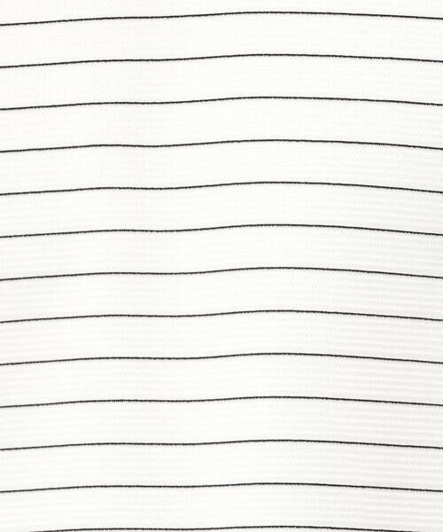 COMME CA ISM / コムサイズム Tシャツ | リップルジャージー 細ボーダー Ｔシャツ | 詳細11