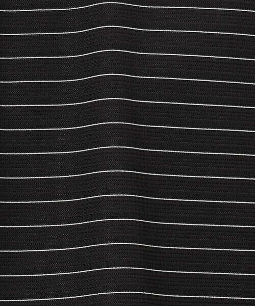 COMME CA ISM / コムサイズム Tシャツ | リップルジャージー 細ボーダー Ｔシャツ | 詳細17