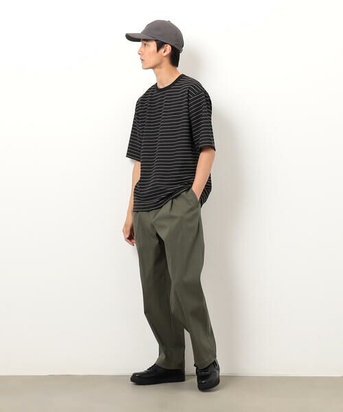 COMME CA ISM / コムサイズム Tシャツ | リップルジャージー 細ボーダー Ｔシャツ | 詳細13