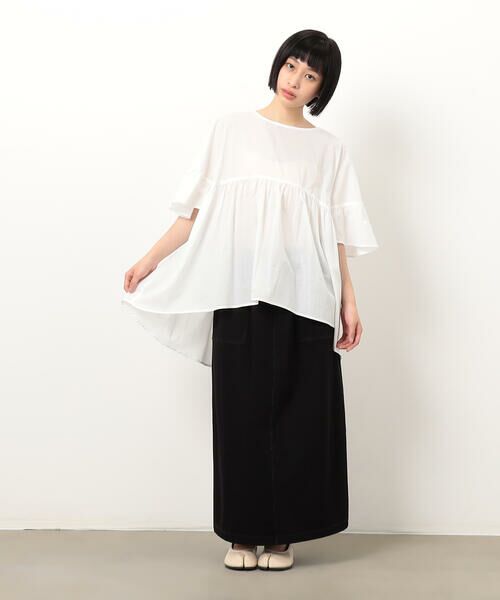 COMME CA ISM / コムサイズム シャツ・ブラウス | シアーチュニックブラウス | 詳細1