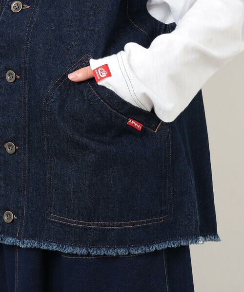 COMME CA ISM / コムサイズム ベスト | デニムフリンジベスト | 詳細13