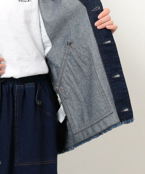 COMME CA ISM / コムサイズム ベスト | デニムフリンジベスト | 詳細14
