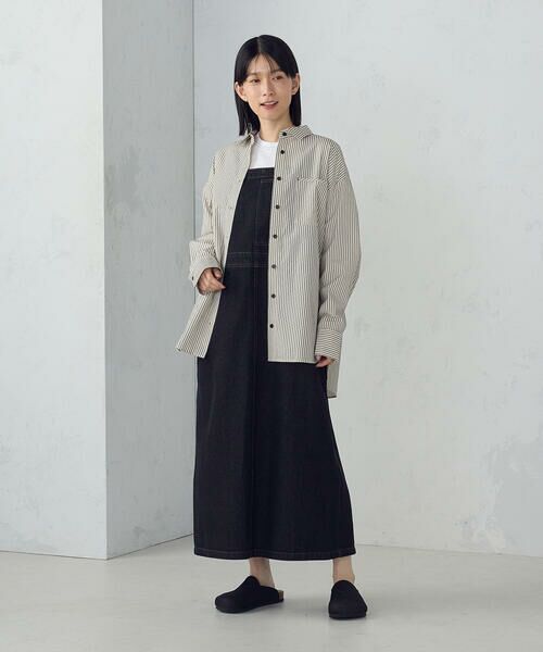 COMME CA ISM / コムサイズム ドレス | デニムジャンパースカート | 詳細1