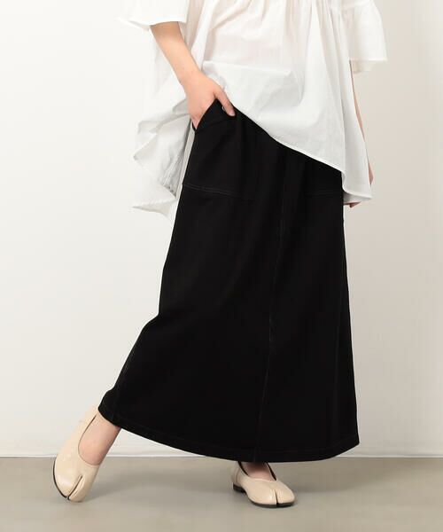 COMME CA ISM / コムサイズム ロング・マキシ丈スカート | インレイＡラインスカート / セットアップ対応 | 詳細4