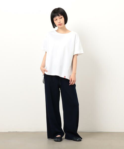 COMME CA ISM / コムサイズム カットソー | バックタックTシャツ | 詳細1