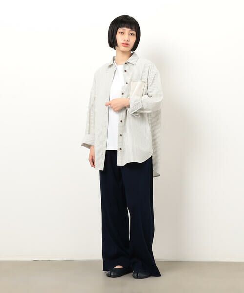 COMME CA ISM / コムサイズム カットソー | バックタックTシャツ | 詳細2