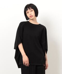 COMME CA ISM / コムサイズム カットソー | インレイ変形プルオーバー / セットアップ対応