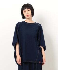 COMME CA ISM / コムサイズム カットソー | インレイ変形プルオーバー / セットアップ対応