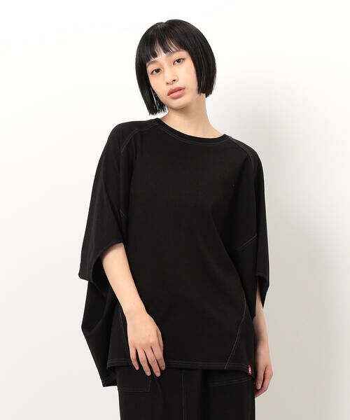 COMME CA ISM / コムサイズム カットソー | インレイ変形プルオーバー / セットアップ対応 | 詳細4