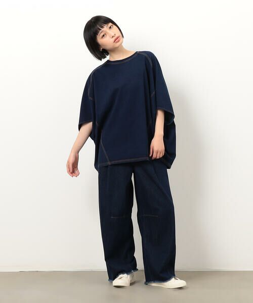 COMME CA ISM / コムサイズム カットソー | インレイ変形プルオーバー / セットアップ対応 | 詳細6