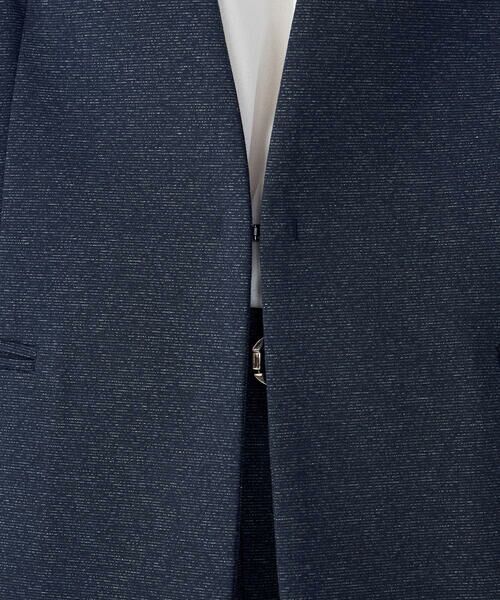 COMME CA ISM / コムサイズム セットアップ | 【ウォッシャブル】メランジジャージ＆ナイロンレーヨンポンチ　ノーカラージャケット | 詳細17