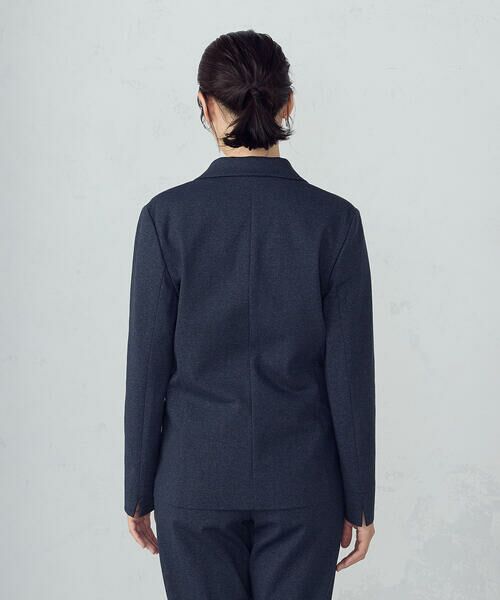 COMME CA ISM / コムサイズム セットアップ | 【ウォッシャブル】メランジジャージ&ナイロンレーヨンポンチ テーラードジャケット | 詳細11