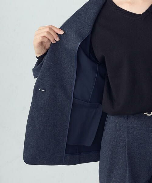 COMME CA ISM / コムサイズム セットアップ | 【ウォッシャブル】メランジジャージ&ナイロンレーヨンポンチ テーラードジャケット | 詳細15