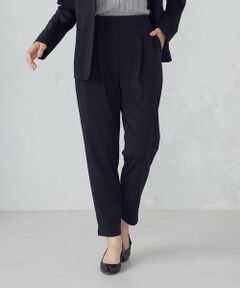 COMME CA ISM / コムサイズム セットアップ | 【ウォッシャブル】メランジジャージ＆ナイロンレーヨンポンチ　テーパードパンツ