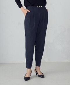 COMME CA ISM / コムサイズム セットアップ | 【ウォッシャブル】メランジジャージ＆ナイロンレーヨンポンチ　テーパードパンツ