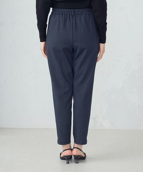 COMME CA ISM / コムサイズム セットアップ | 【ウォッシャブル】メランジジャージ＆ナイロンレーヨンポンチ　テーパードパンツ | 詳細11