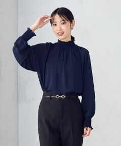 COMME CA ISM / コムサイズム シャツ・ブラウス | シャーリングブラウス