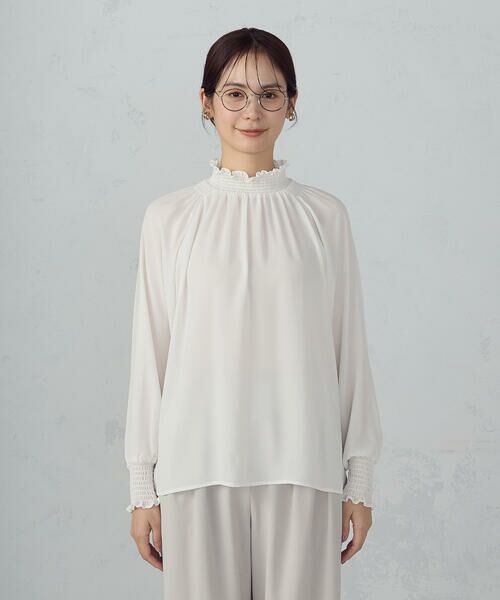 COMME CA ISM / コムサイズム シャツ・ブラウス | シャーリングブラウス | 詳細7