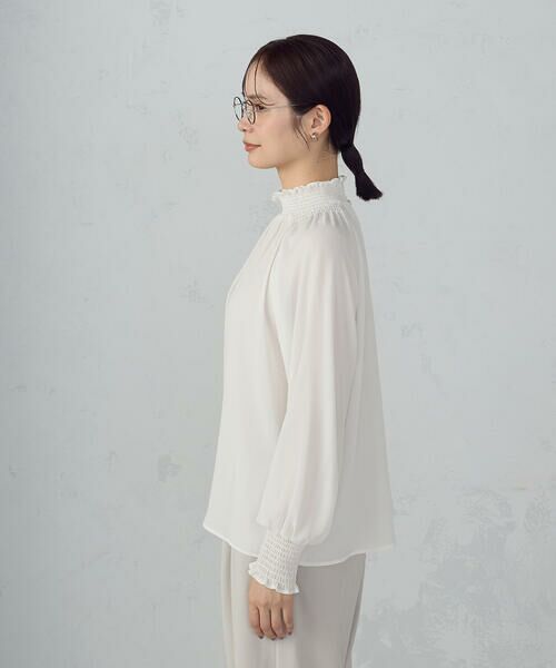 COMME CA ISM / コムサイズム シャツ・ブラウス | シャーリングブラウス | 詳細8