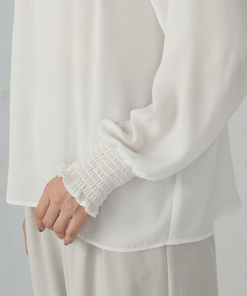 COMME CA ISM / コムサイズム シャツ・ブラウス | シャーリングブラウス | 詳細12