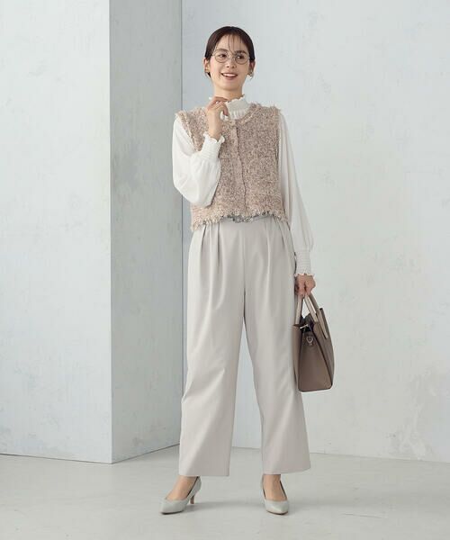 COMME CA ISM / コムサイズム シャツ・ブラウス | シャーリングブラウス | 詳細1