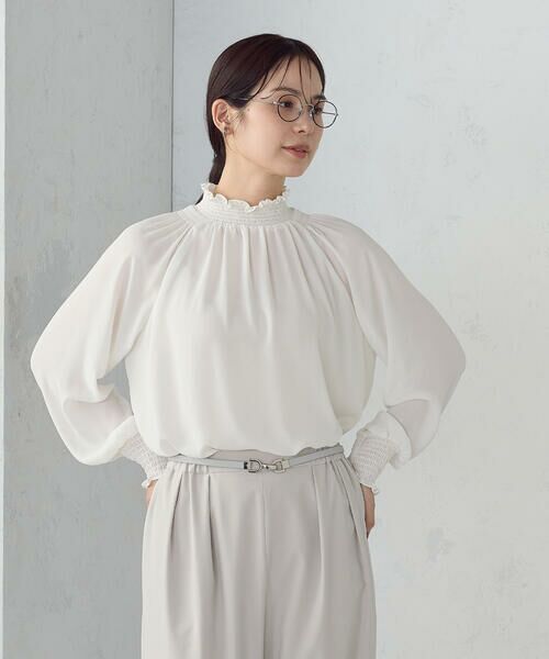 COMME CA ISM / コムサイズム シャツ・ブラウス | シャーリングブラウス | 詳細5