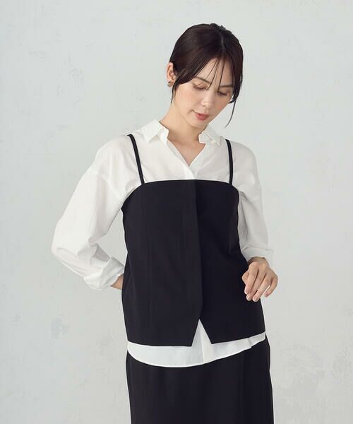 COMME CA ISM / コムサイズム シャツ・ブラウス | ニュアンス ロングシャツ | 詳細10