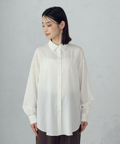 COMME CA ISM / コムサイズム シャツ・ブラウス | ニュアンス ロングシャツ | 詳細11