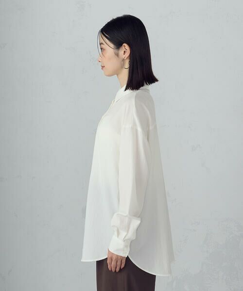 COMME CA ISM / コムサイズム シャツ・ブラウス | ニュアンス ロングシャツ | 詳細12
