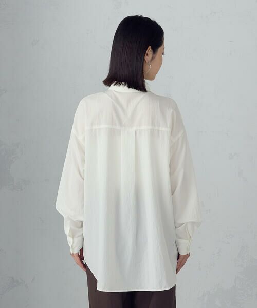 COMME CA ISM / コムサイズム シャツ・ブラウス | ニュアンス ロングシャツ | 詳細13