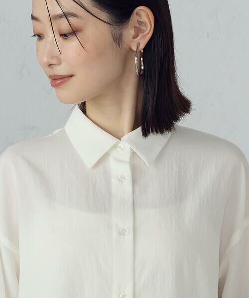 COMME CA ISM / コムサイズム シャツ・ブラウス | ニュアンス ロングシャツ | 詳細14
